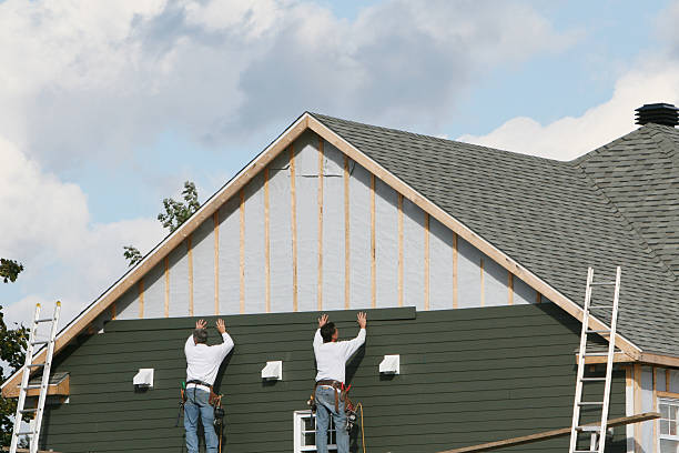 Professional Emergency Siding Repair technician working in Harrison, TN